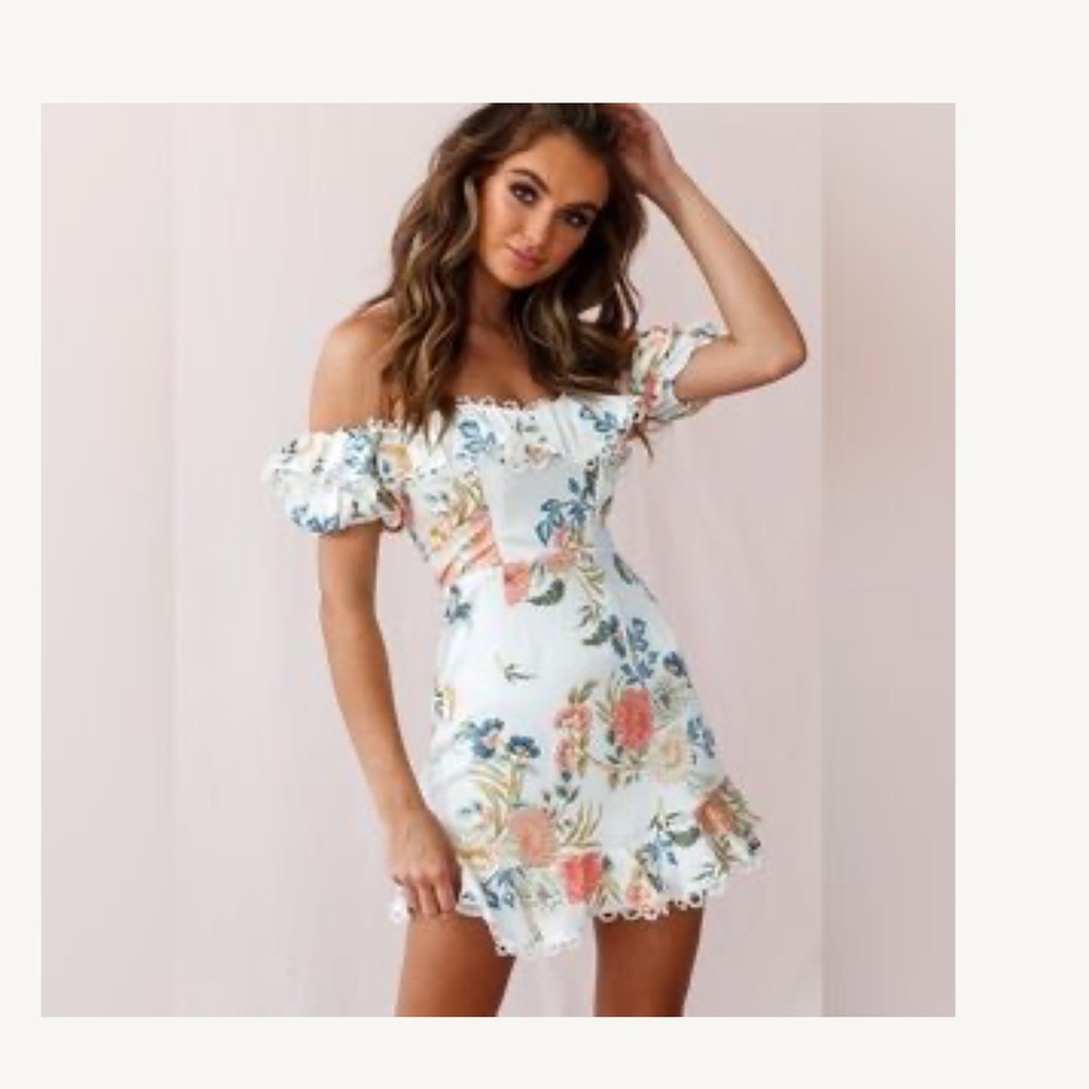 Hello Molly off the shoulder dress